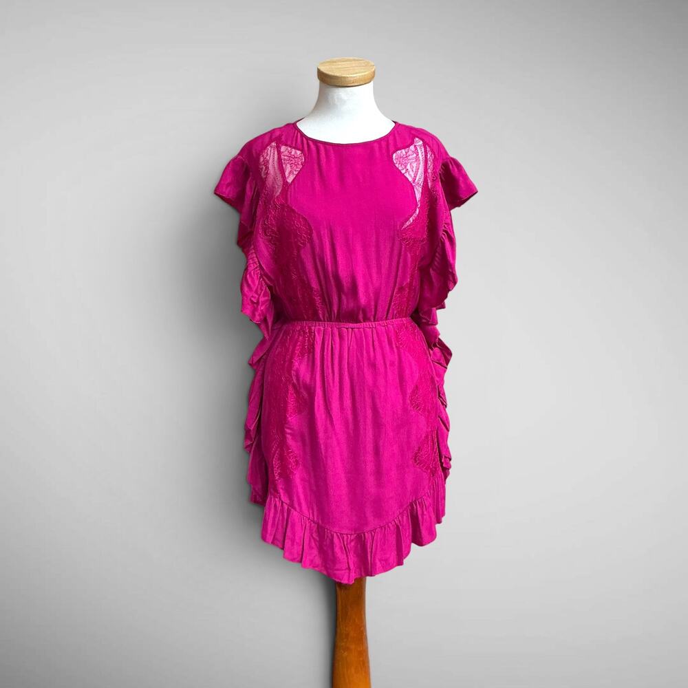 IRO fuchsia mini dress, size XS, NEW WITH TAGS!